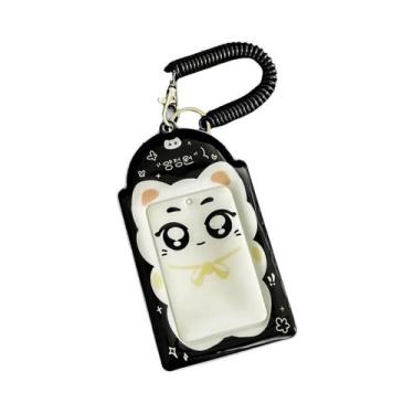 Imagem de Chaveiro Porta-Cards De Ídolos K-Pop De Animais Fofos Para Cartões De 