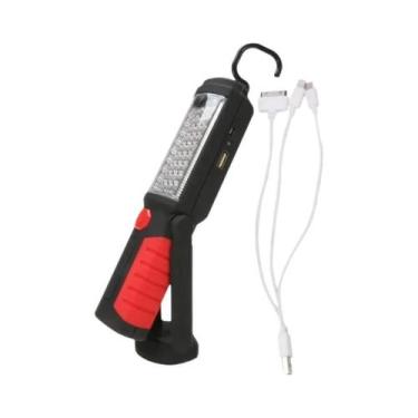 Imagem de Lanterna De Trabalho Portátil USB Recarregável Com 36+5 LEDs, Suporte 