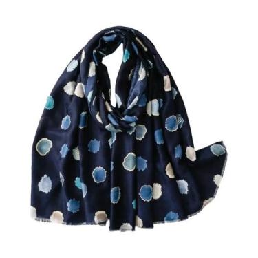 Imagem de Xale De Franjas Com Glitter Ombre, Manta De Viscose De Inverno 180x90c