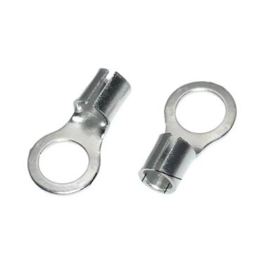 Imagem de 100 Peças Conector De Terminal De Anel De Latão RNB 12V 2.5mm 4mm 6mm 