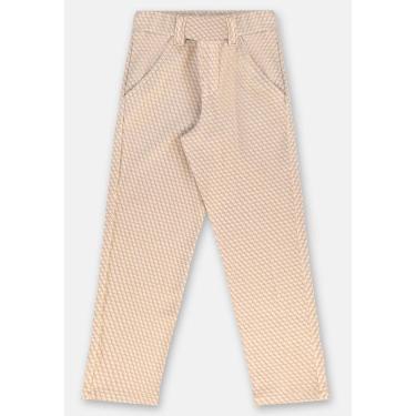 Imagem de Calça Infantil em Malha Jacquard Xadrez Up Baby-Feminino