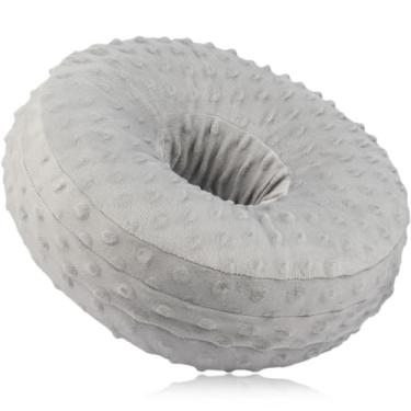 Imagem de Travesseiro de piercing com capa lavável, travesseiro de piercing de orelha para dormir de lado com orifício de orelha para alívio de dor de orelha, cartilagem, travesseiro lateral para dormir