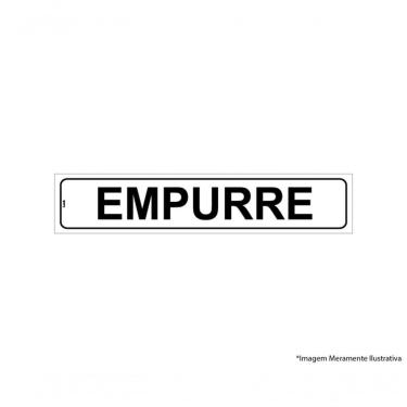 Imagem de Placa Sinal.Pvc 05X25Cm Empurre Ref2526