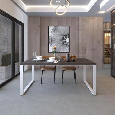 Imagem de Mesa de Jantar Queens 180cm Est.Branca - Metalig
