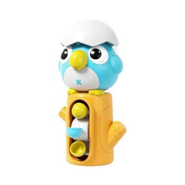 Imagem de Brinquedo De Banho Roda d'Água Sapo E Pássaro Infantil Com Ventosa Par