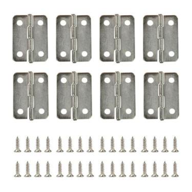 Imagem de Dobradiça Com Parafuso P 2,2cm Para Artesanato - 40 Unidades - Russo A