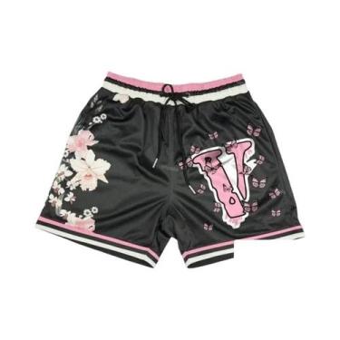 Imagem de Shorts Esportivos Masculinos De Basquete Com Secagem Rápida E Respiráv