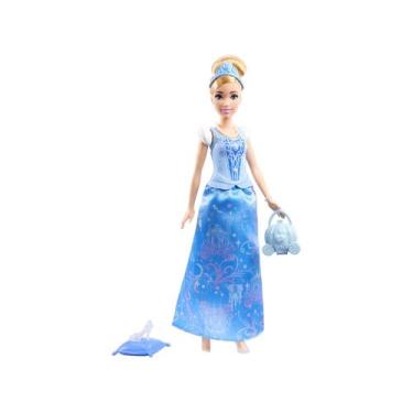 Imagem de Boneca Cinderela Mudança de Vestido  - Disney Princess com Acessórios 