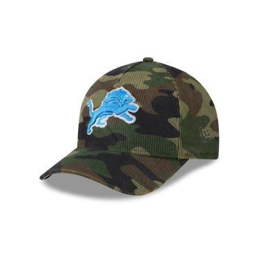Imagem de Boné New Era 9FORTY M-CROWN A-FRAME Detroit Lions NFL Salute Service 2025 Militar-Masculino