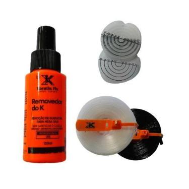 Imagem de Kit Removedor K, Queratina Fita e Separador De Mechas