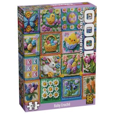 Imagem de Quebra-cabeça 1000 peças Baby Crochê - Grow