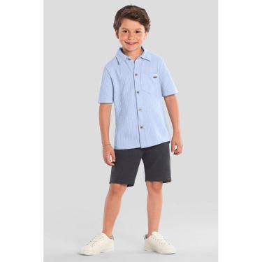 Imagem de Camisa infantil menino em meia malha Mundi