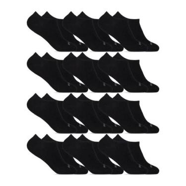 Imagem de Kit Com 12 Pares Meias Invisível Cano Curto Algodão Confortável Hoahi,