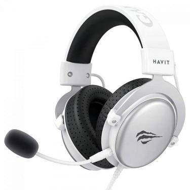 Imagem de Headset Gamer Havit H2015D, 3.5mm, Drivers de 50mm, Branco - Branco - Unissex - Único-U...