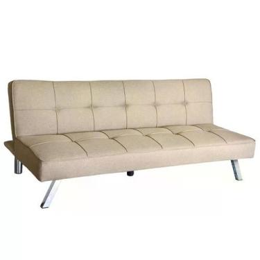 Imagem de Sofa Cama 3 Lugares Seattle Bege 175X83X74Cm Just Home Collection