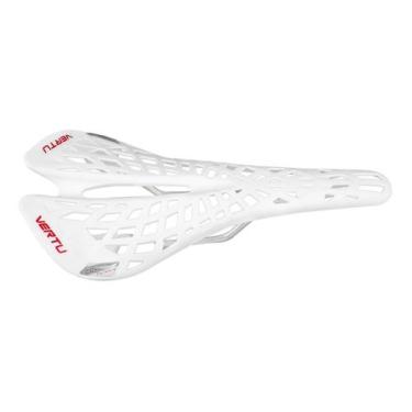 Imagem de Bicicleta Selim Branco Vertu Spider Vazado Design Moderno Bike Speed M