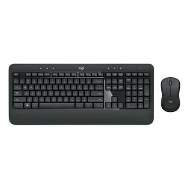 Imagem de Kit de teclado e mouse sem fio Logitech MK540 Português Brasil de cor 