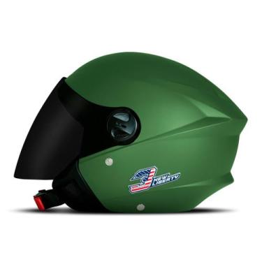 Imagem de Capacete Aberto Masculino Feminino Protork New Liberty 3 Elite Com Vis