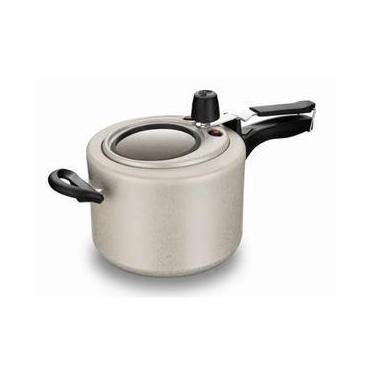 Imagem de Panela De Pressão Com Visor de Vidro Antiaderente 4,5 Litros Superior 