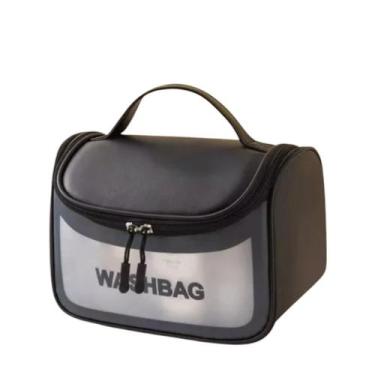Imagem de Necessaire Bolsa Viagem Maquiagem Cosméticos Impermeável Mala Unissex 