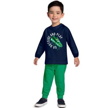 Imagem de Conjunto Kyly moletom flanelado infantil inverno 1 ao 8 TAMANHO:6COR:A