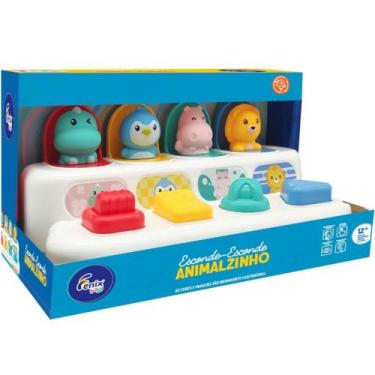 Imagem de Brinquedo Educativo Fênix Esconde-Esconde Animalzinhos 450g