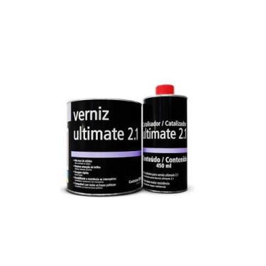 Imagem de Verniz 900ml Ultimate 2.1 com Catalisador 450 ml Maxi Rubber