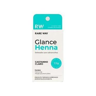 Imagem de Glance henna para sobrancelhas castanho claro 1,5g
