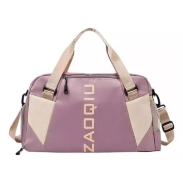 Imagem de Bolsa Feminina Viagem Academia Passeio Transversal - Zaoqiu, Nude