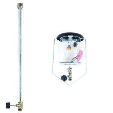 Imagem de Lampião Coluna Haste Extensor Botijao P2 2kg 50cm Rosca Fina - Suzan