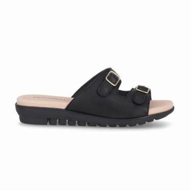 Imagem de Tamanco Feminino Wide Fit Piccadilly 523004, Preto, 38
