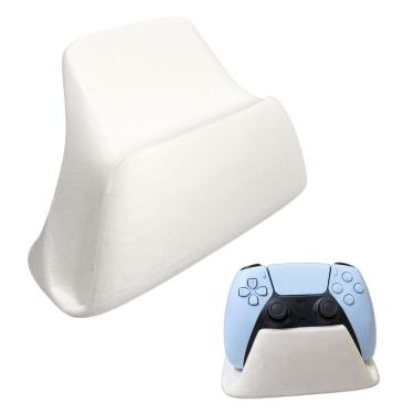 Imagem de Suporte para Controle de Videogame Leva Pra Casa Gamer-2 Universal Compacto Firme Branco