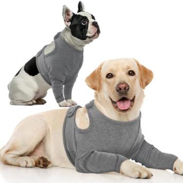 Imagem de Nanaki Macacão de Recuperação Pós-Cirúrgica para Cães com Manga para P