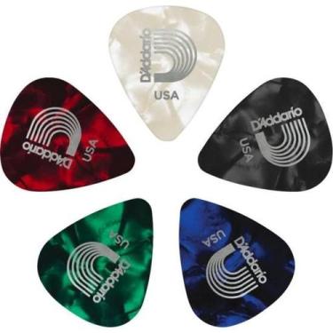 Imagem de Palheta D Addario Celuloide Extra Pesada Sortidas (c/10) - PCT / 10