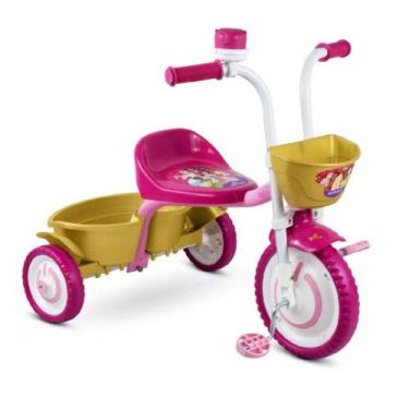 Imagem de Triciclo Infantil Nathor De Alumínio Princesas