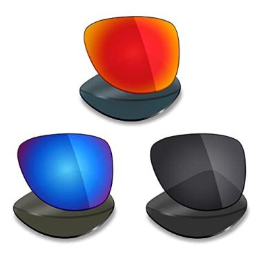 Imagem de 3 pares de lentes polarizadas de substituição da Mryok para óculos de sol Oakley Dispatch 2 – Opções