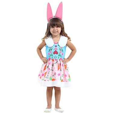Imagem de Fantasia Enchantimals Infantil Coelha Bree Bunny G 7-8