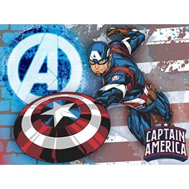Imagem de Painel Decoração De Festa 1,40 X 1,00m - Capitão América