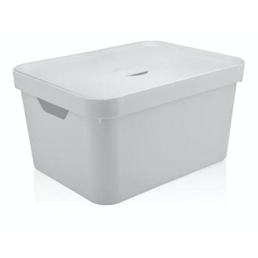 Imagem de Caixa Organizadora Gigante Com Tampa Branca 46X36 Marca Ou