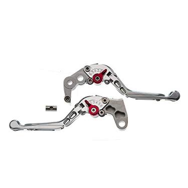 Imagem de Manete Moto X Super Bike Par C/Regulagens 3/4Dedos Prata Su