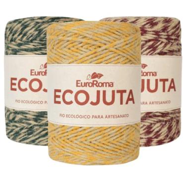 Imagem de Barbante Ecojuta 190m Laranja 750 Euroroma
