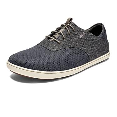 Imagem de OLUKAI Nohea Moku Tênis masculino sem amarração, malha respirável e de secagem rápida, design sem esforço e uso descalço, conforto e suporte o dia todo, Carvão/argila, 47