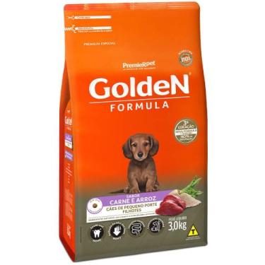 Imagem de Ração Golden Fórmula Mini Bits Para Cães Filhotes Sabor Carne E Arroz
