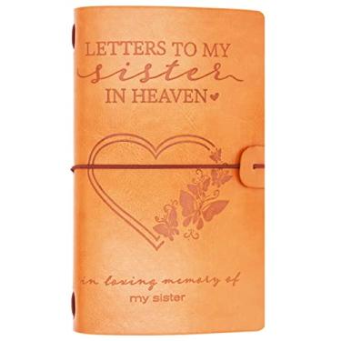 Imagem de XPL Presente memorial da irmã - presente de luto - diário de fotos de viagem recarregável - Those We Love Don't Go Away - cartas para meu no céu, em memória amorosa - presentes de simpatia para perda de (moldura)