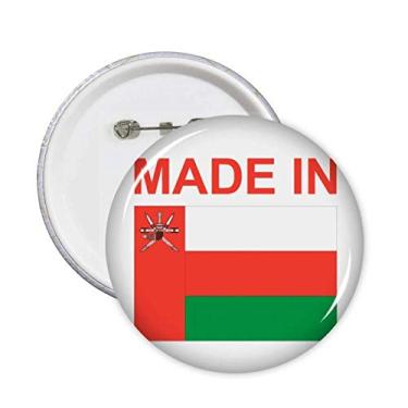 Imagem de Feito em Omã Country Love alfinetes redondos emblema botão decoração acessório 5 peças