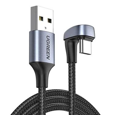 Imagem de Cabo Carregamento e Sincronização de Dados U.green Protocolo de Interface Usb 2.0 Conectores Usb A e Usb C Angular Macho Suporta Quick Charge 4.0 e 3.0 Velocidade Transferência 480Mbs 2 Metros