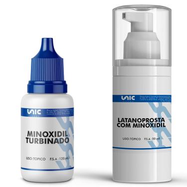 Imagem de Minoxidil turbinado 120ml + Latanoprosta 50ml