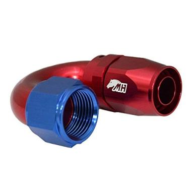Imagem de Conexão 12AN / AN12 Curva 180° graus para Mangueira Aeroquip - American (Azul e Vermelha)