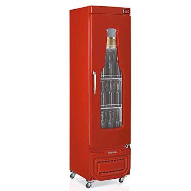 Imagem de Refrigerador Vertical Cervejeira 127V Frost Free Gelopar Vermelho