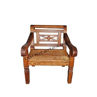 Imagem de Poltrona Rústica Gretel em Madeira de Demolição - Cód 376